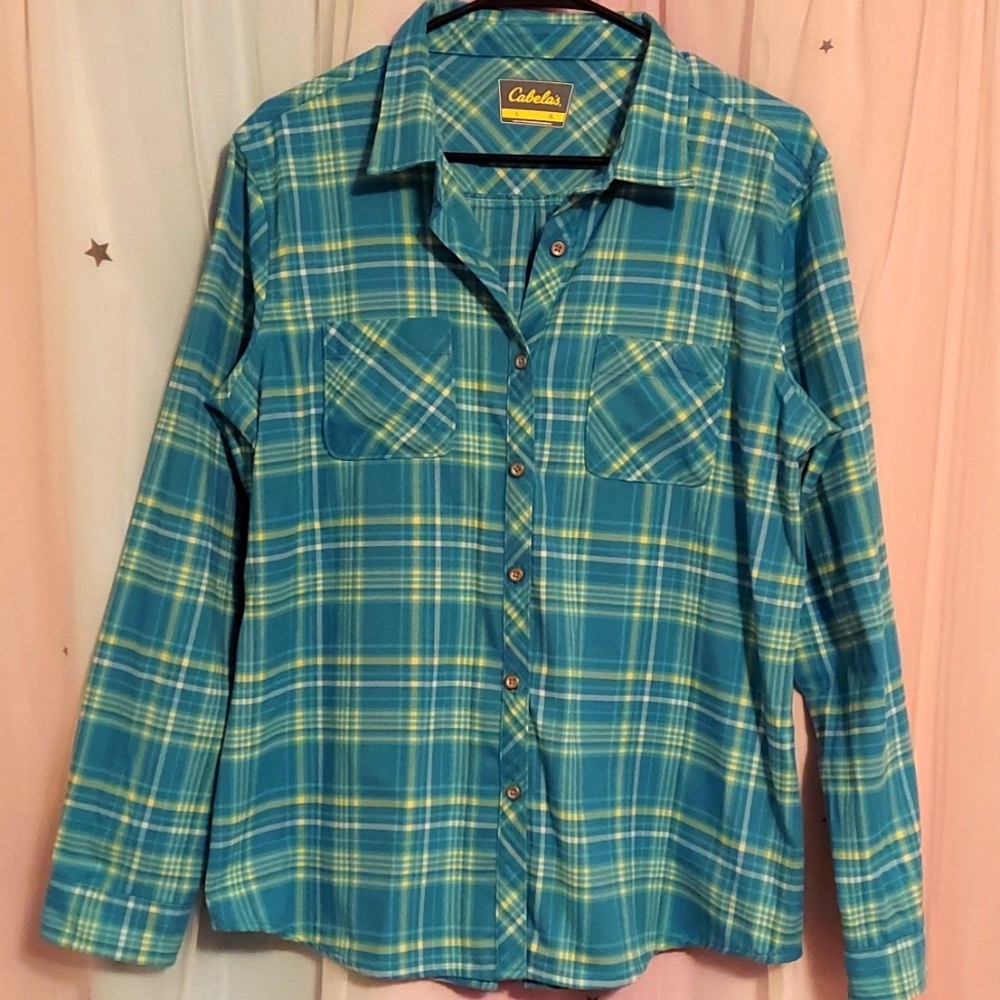 Cabela's Womens Plaid Top